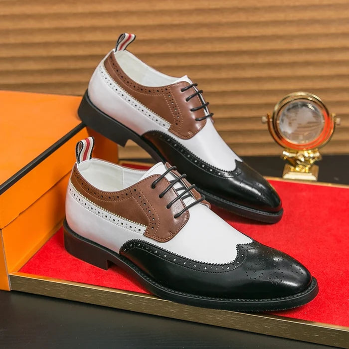 Dimitri Vernet Leather Brogue Shoes