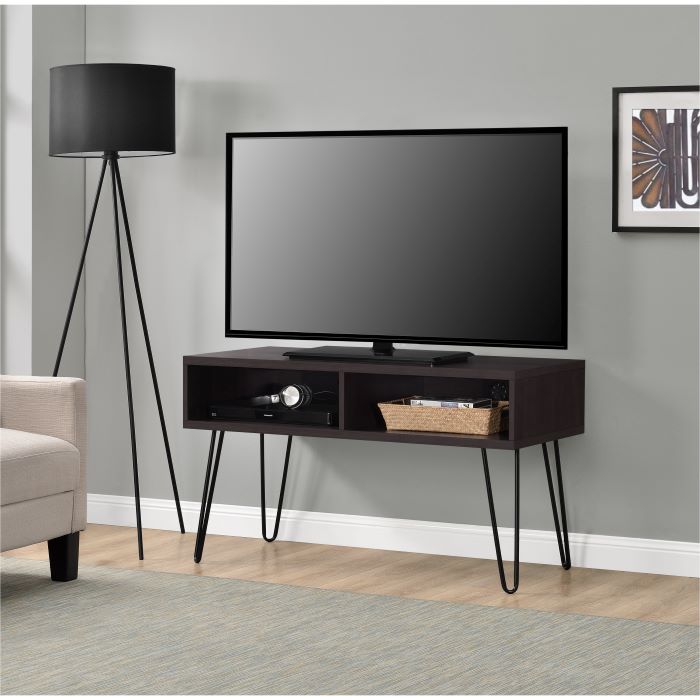 Dorel Home Dorel Owen Retro TV Stand 1000mm to 42" - Espresso