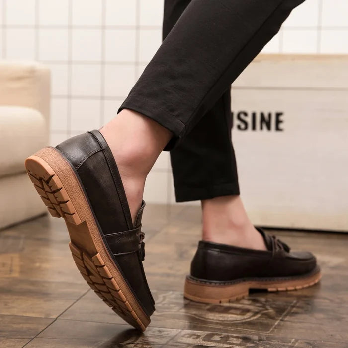 Dorian Cassavetti Men’s Casual Tassel Loafers