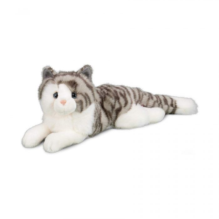 Douglas 15 Inch Smokey the Gray Cat Plush Toy