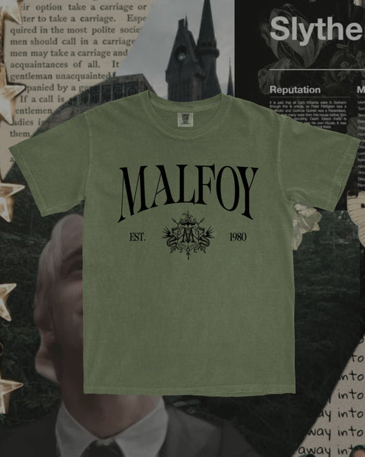 Draco Surname Garment Dyed Tee