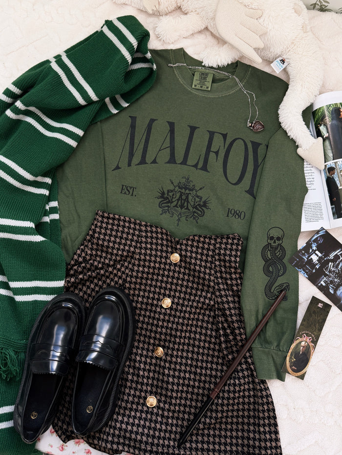 Draco Surname Long Sleeve Tee