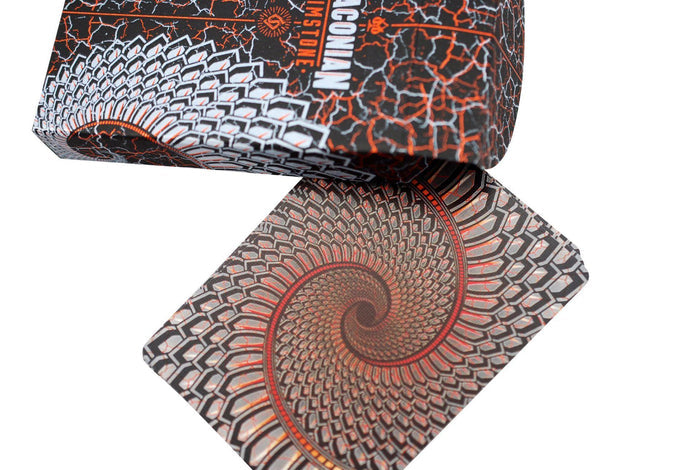 Draconian Brimstone Playing Cards by Midnight Cards