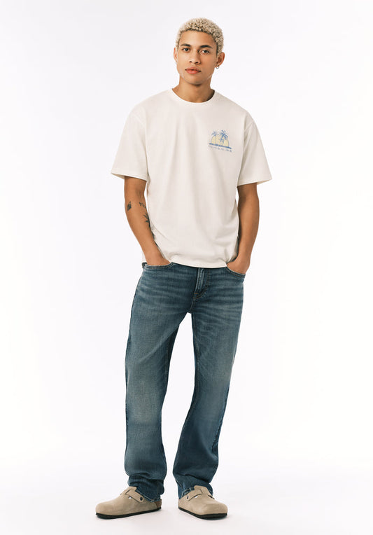 Buffalo Men Jeans Navy Denim Denim Pants Stretch