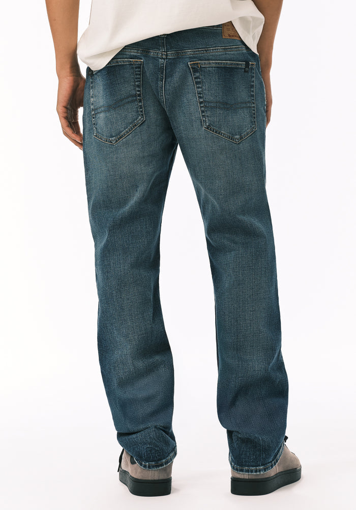 Buffalo Men Jeans Navy Denim Denim Pants Stretch