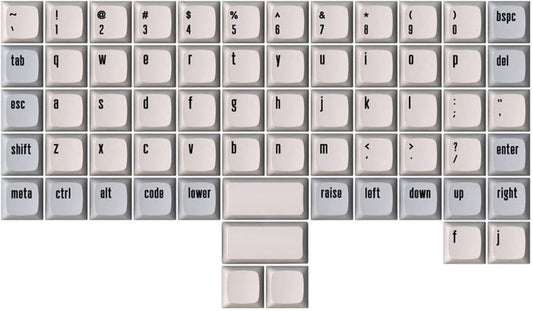 DROP XDA Canvas Keycap Set for Ortho Keyboards 64 Keys