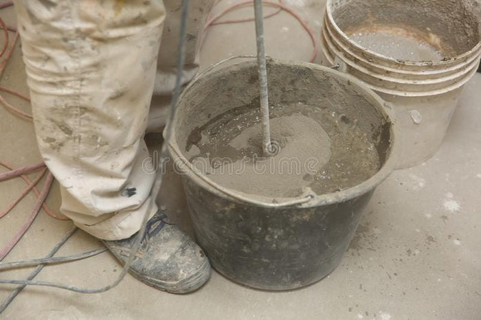 Durable, Heavy Duty, Black Construction Bucket: Perfect for use in carrying cement or tools on the construction site - HD581 MEGA