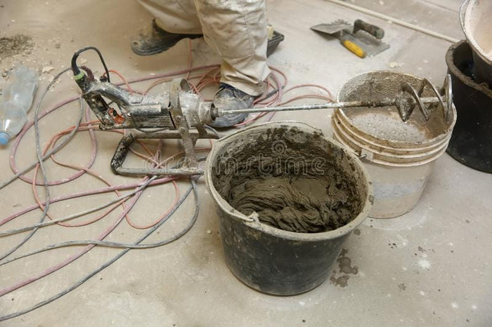 Durable, Heavy Duty, Black Construction Bucket: Perfect for use in carrying cement or tools on the construction site - HD581 MEGA