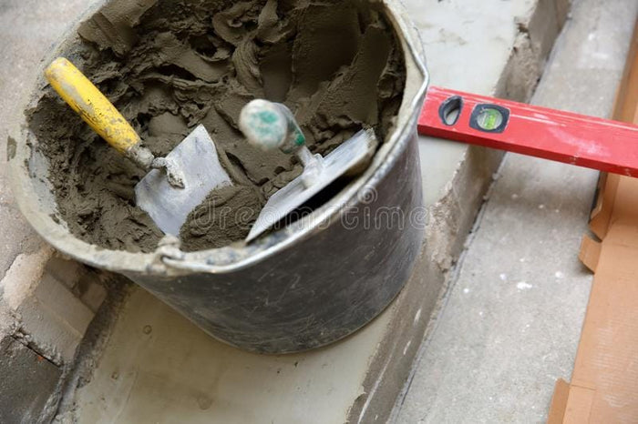 Durable, Heavy Duty, Black Construction Bucket: Perfect for use in carrying cement or tools on the construction site - HD581 MEGA