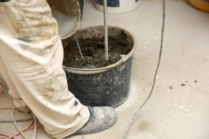 Durable, Heavy Duty, Black Construction Bucket: Perfect for use in carrying cement or tools on the construction site - HD581 MEGA
