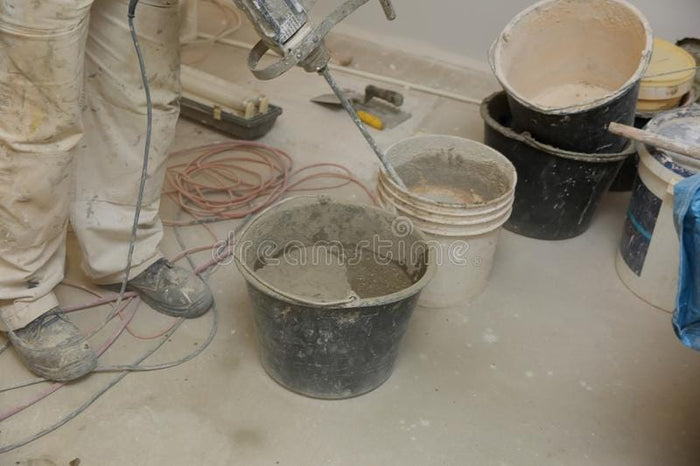 Durable, Heavy Duty, Black Construction Bucket: Perfect for use in carrying cement or tools on the construction site - HD581 MEGA