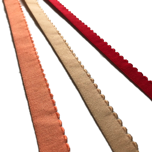 Dye Blank - Band Elastic - 3/8" with picot edge - 5 yards