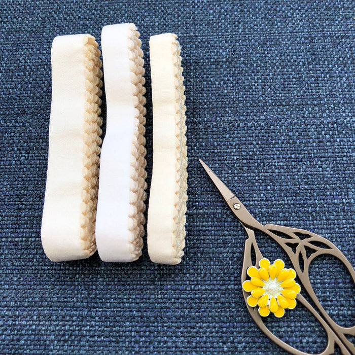 Dye Blank - Band Elastic - 5/8" with picot edge - 5 yards