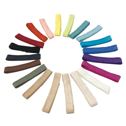 Dye Blank - Foldover Elastic - 3/4" - 5 yards