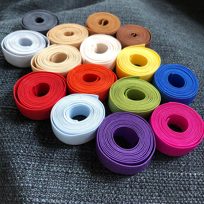 Dye Blank - Non-Picot Elastic - 1/2" - 5 yards
