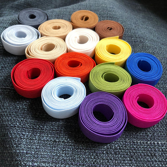 Dye Blank - Non-Picot Elastic - 1/2" - 5 yards