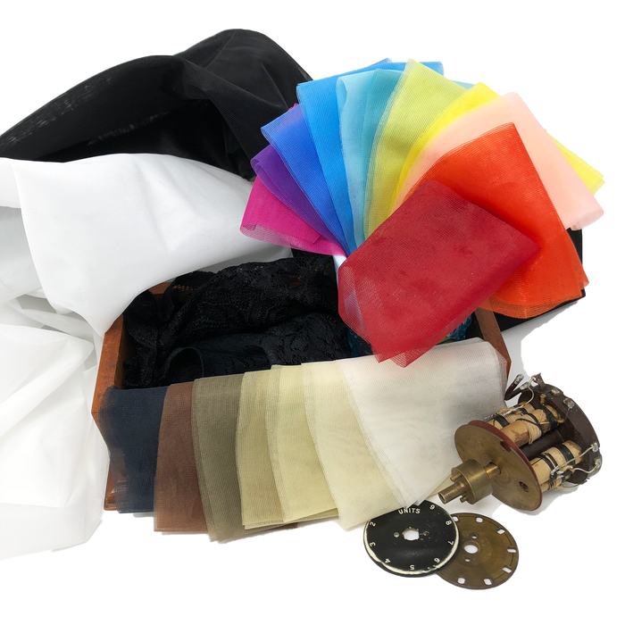Dye Blank - Sheer Cup Lining (stabilized sheer tricot) 1 yard