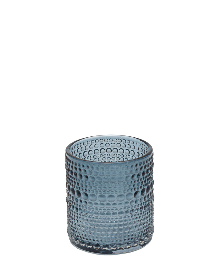 Eetrite Starry Candle Holder 8cm - Smoked Blue
