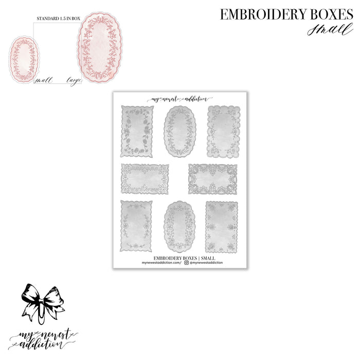 Embroidery Boxes | Small