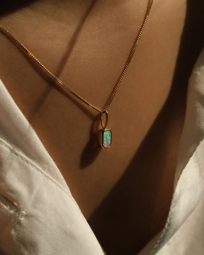 Emerald Cut Pendant