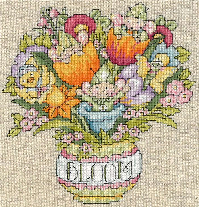 Enchanted Spring Bouquet Counted Cross Stitch Leaflet