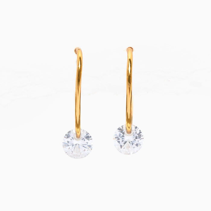 Endless Dewdrop Hoops
