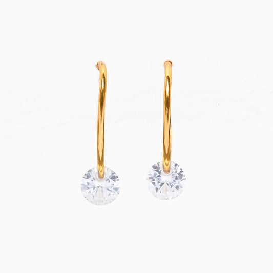 Endless Dewdrop Hoops