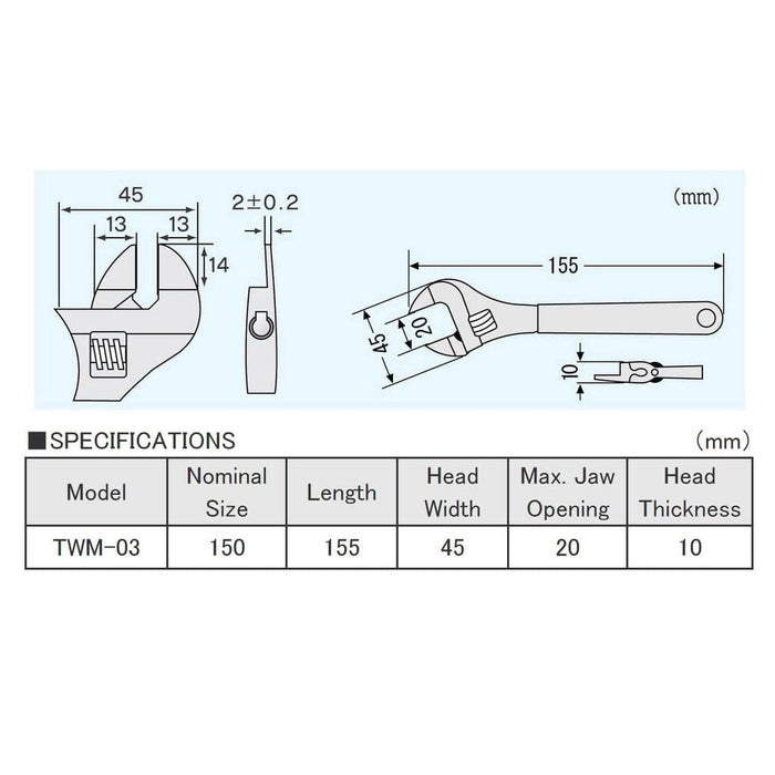 Engineer TWM-03 Smart Monkey Wrench by Engineer - The Pi Hut