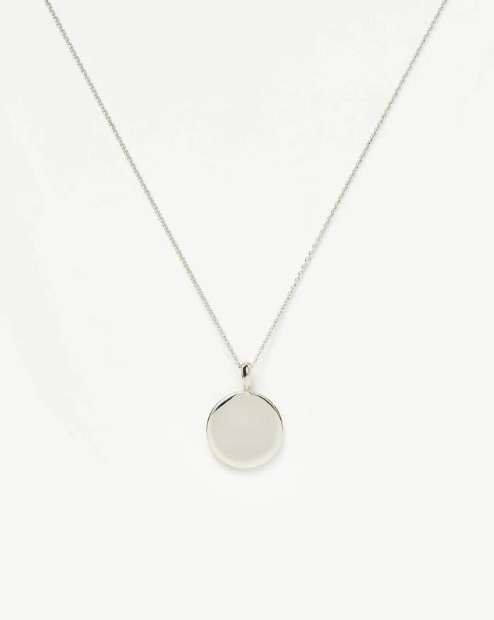Engravable Round Necklace | Sterling Silver Necklaces Missoma