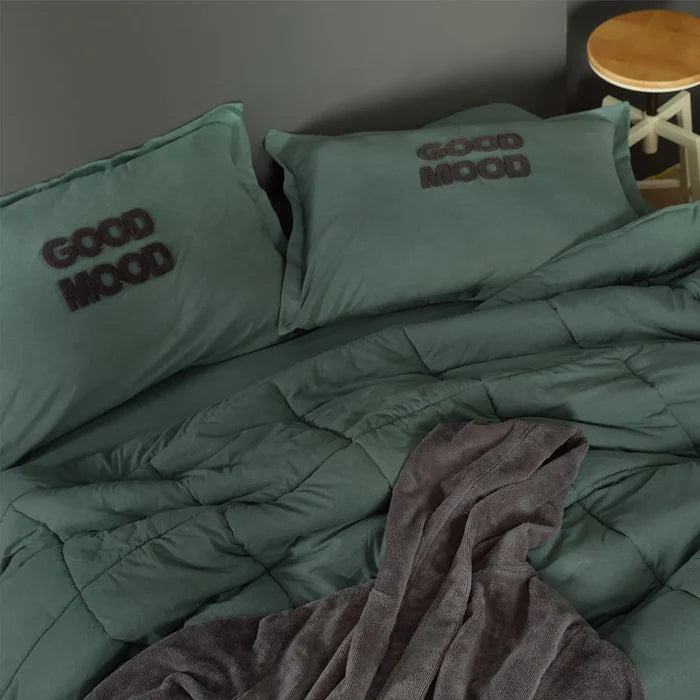 MOTTO PETROL DOUBLE COTTON COMFORT SET
