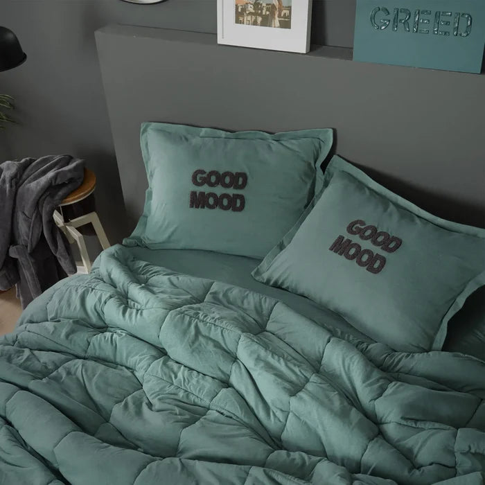 MOTTO PETROL DOUBLE COTTON COMFORT SET