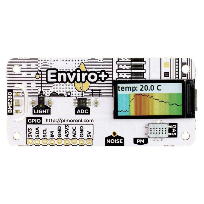 Enviro + Air Quality for Raspberry Pi by Pimoroni - The Pi Hut