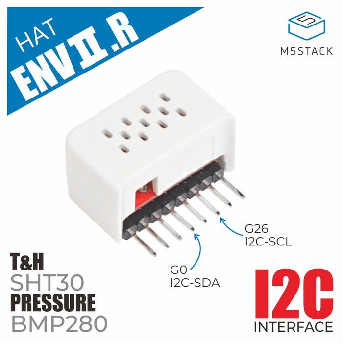 M5StickC ENV HAT II.R (SHT30, BMP280) - m5stack-store