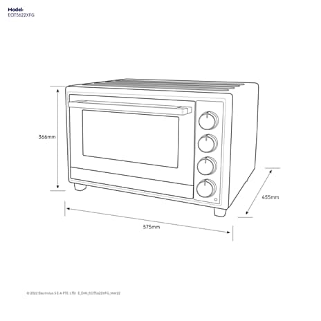 EOT5622XFG 56L 4-IN-1 ELECTRIC OVEN