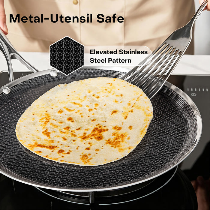 Eterna Tri-Ply 31cm Griddle Pan (Tawa)