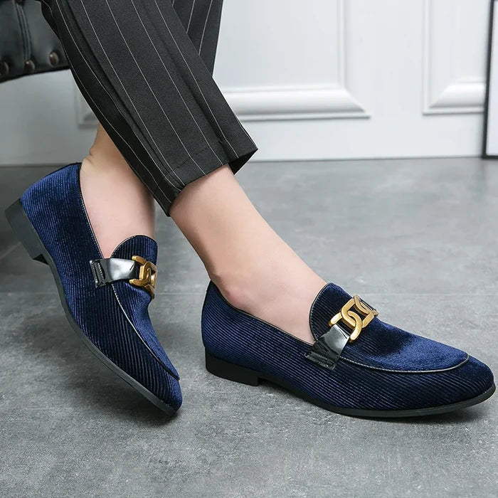 Étienne Leclerc Leather Vavlet Loafers