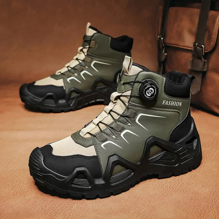 Étienne Men’s Black Motorcycle Ankle Boots