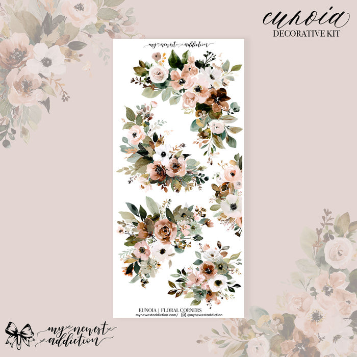 Floral Corners and Edges / Premium Matte