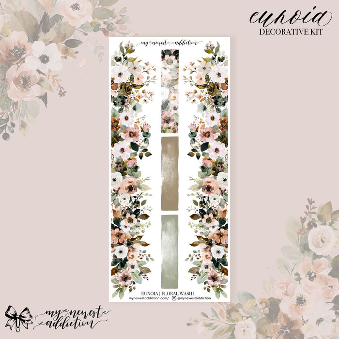 Floral Washi / Premium Matte