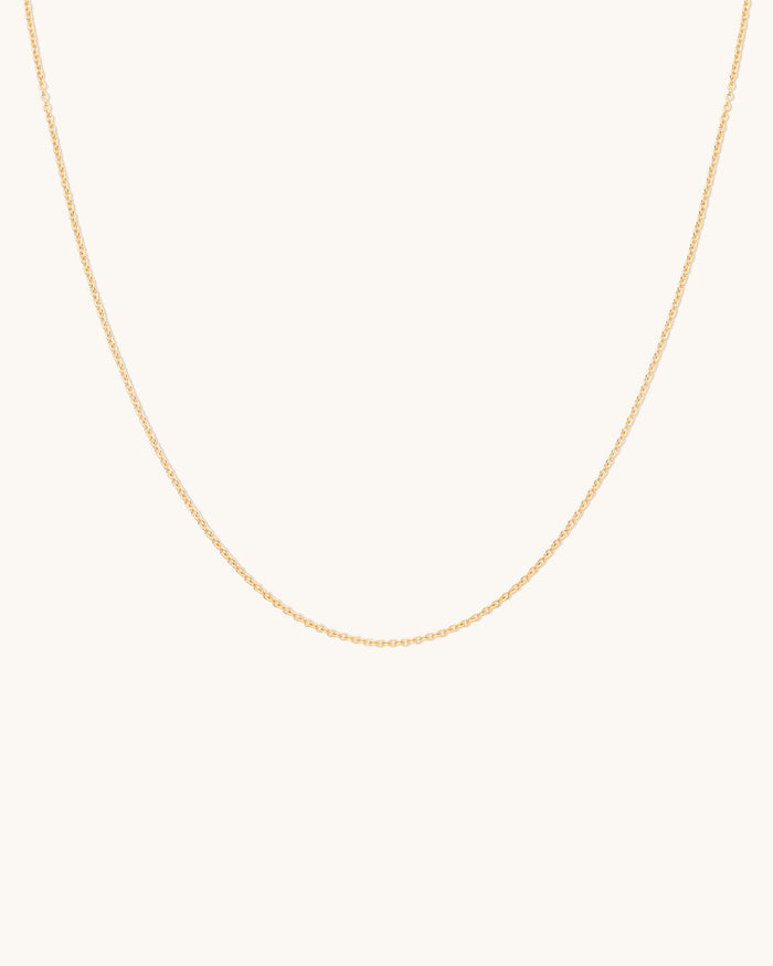 Extra Fine Cable Chain Necklace