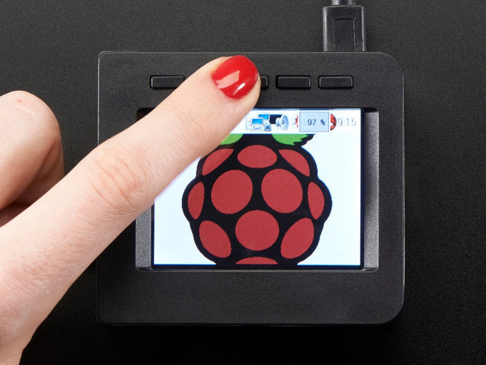 Faceplate and Buttons Pack for 2.4" PiTFT HAT - Raspberry Pi A+ by The Pi Hut - The Pi Hut