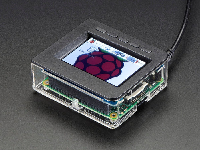 Faceplate and Buttons Pack for 2.4" PiTFT HAT - Raspberry Pi A+ by The Pi Hut - The Pi Hut
