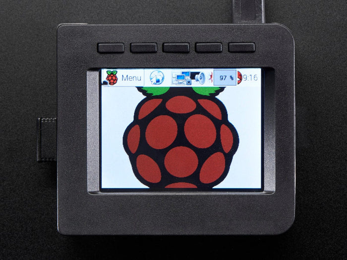 Faceplate and Buttons Pack for 2.4" PiTFT HAT - Raspberry Pi A+ by The Pi Hut - The Pi Hut