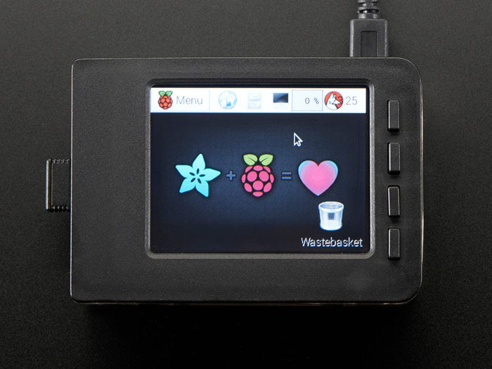 Faceplate and Buttons Pack for 2.8" PiTFTs (Raspberry Pi B+/2/3) by The Pi Hut - The Pi Hut