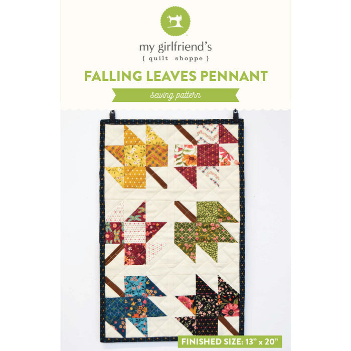 Falling Leaves Pennant (Downloadable Sewing Pattern)