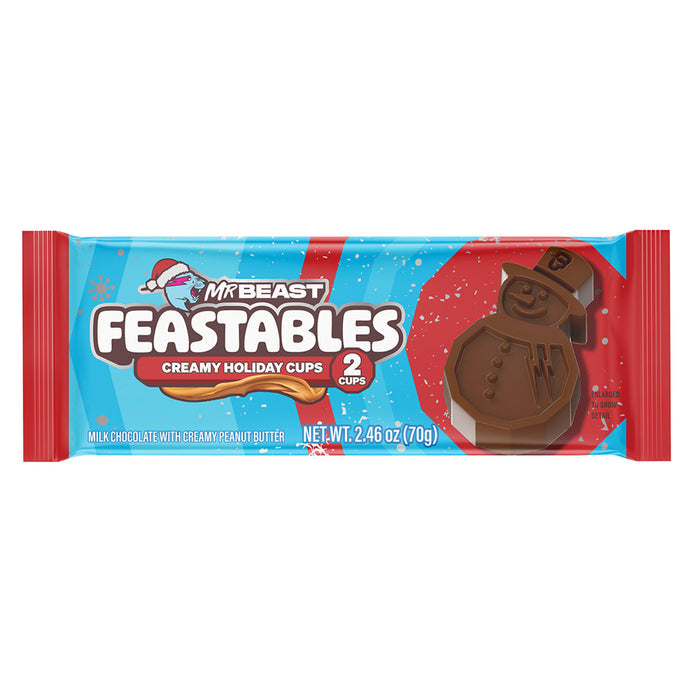 Feastables Holiday Cup Peanut Butter 30ct