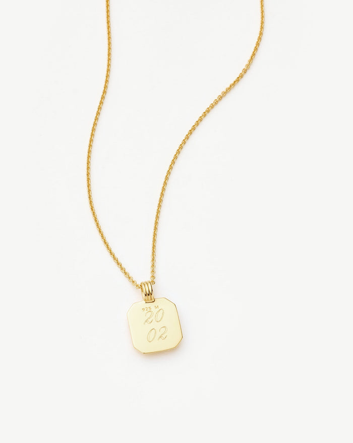 February Birthstone Pendant Necklace | 18ct Gold Vermeil/Amethyst Necklaces Missoma