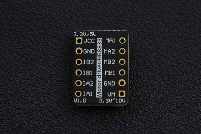 Fermion: HR8833 Thumbnail Sized DC Motor Driver 2x1.5A (Breakout) by DFRobot - The Pi Hut