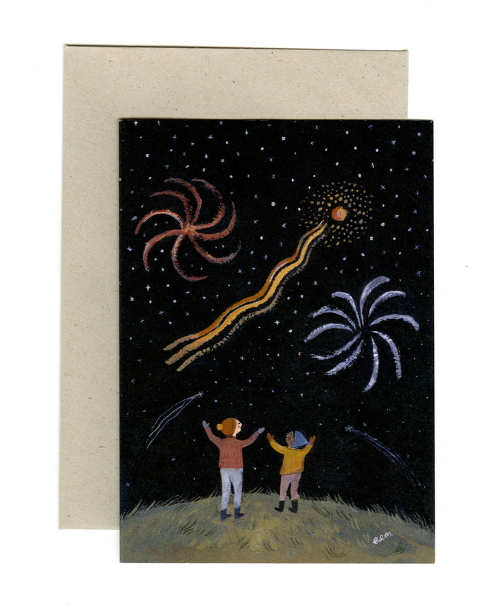 Fireworks card