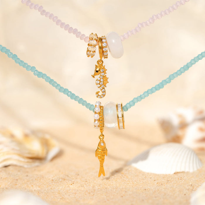 Fish Out of Water Beaded Necklace